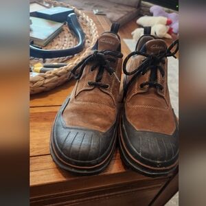 Clarks Men's Black and Brown Shoes